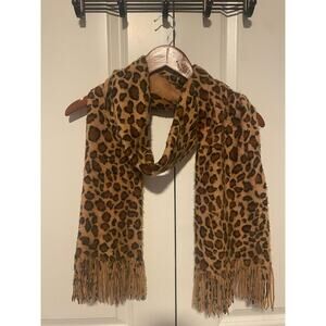 Cejon Leopard Print Scarf